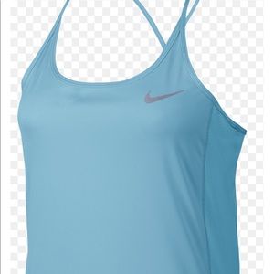 Blue dri-fit technology Nike strappy tank!